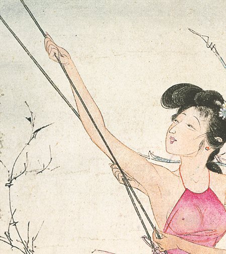 淮阳-胡也佛的仕女画和最知名的金瓶梅秘戏图